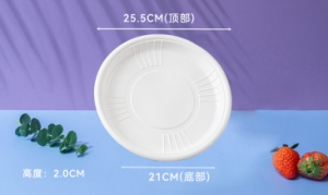 云南8寸圆形注塑盘 10个/包x20包
