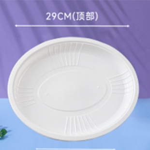 黄冈9寸椭圆注塑盘 10个/包x20包